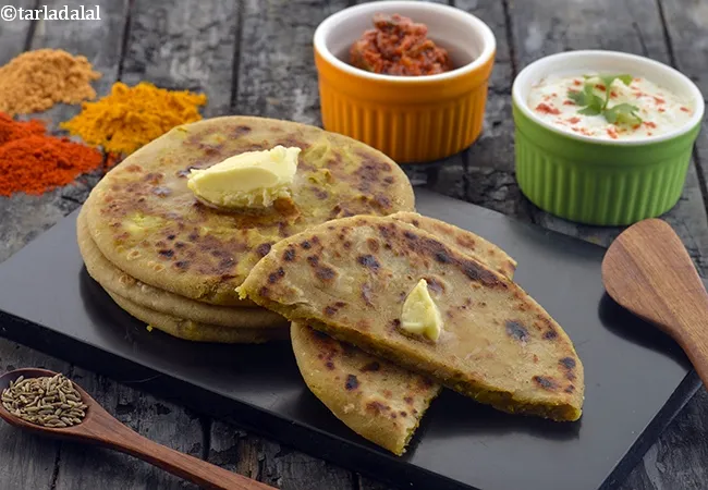 aloo gobi ke parathe recipe | aloo cauliflower paratha | masala gobi paratha | aloo gobi paratha dhaba style |