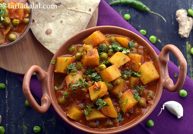  Aloo Mutter, Aloo Matar Pressure Cooker