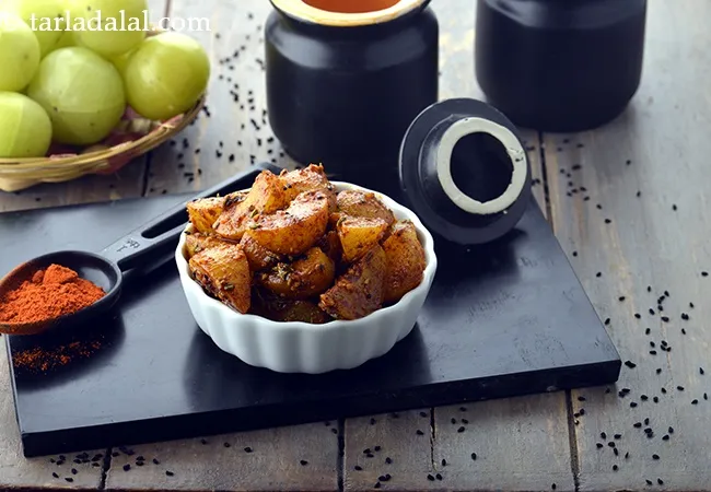 amla pickle recipe | amla achar | Indian gooseberry pickle