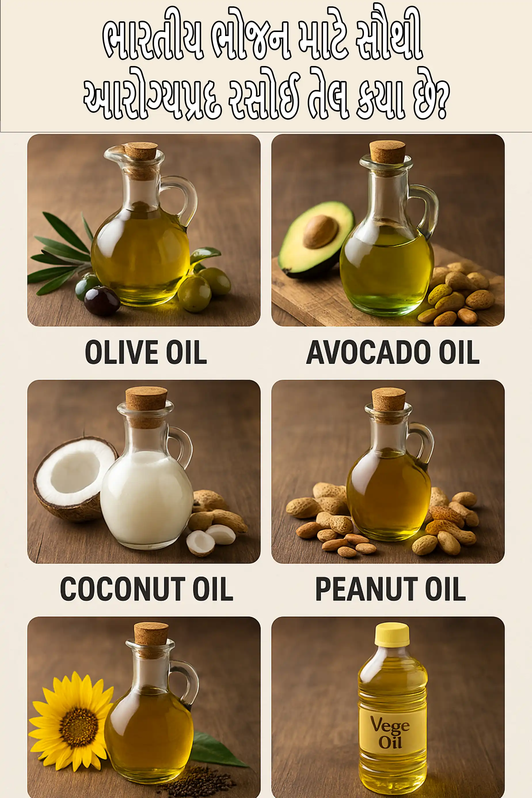 Which oil is the healthiest for Indian's, avoid Vegetable Oil