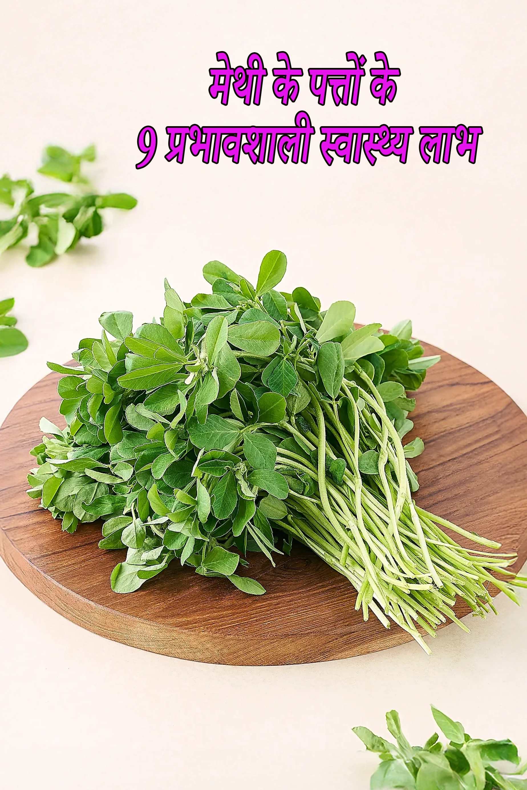 9 Health Benefits of Indian Methi leaves, Fenugreek Leaves