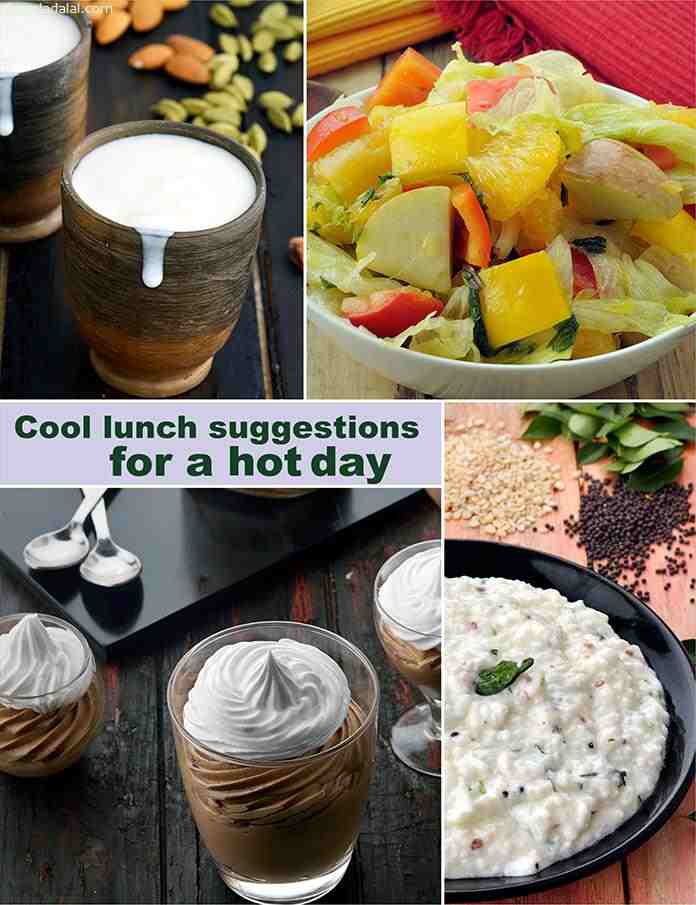 Cool Lunch suggestions for a hot day