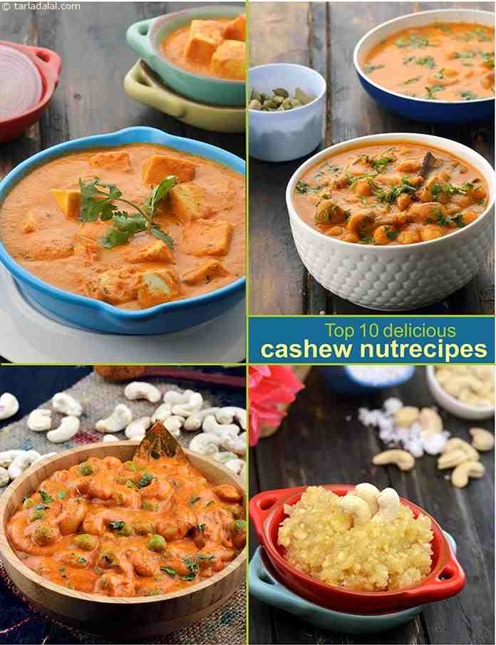 Top 10 Delicious Cashew Nut, Kaju Recipes