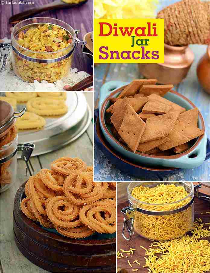 Indian Jar Snacks for Diwali