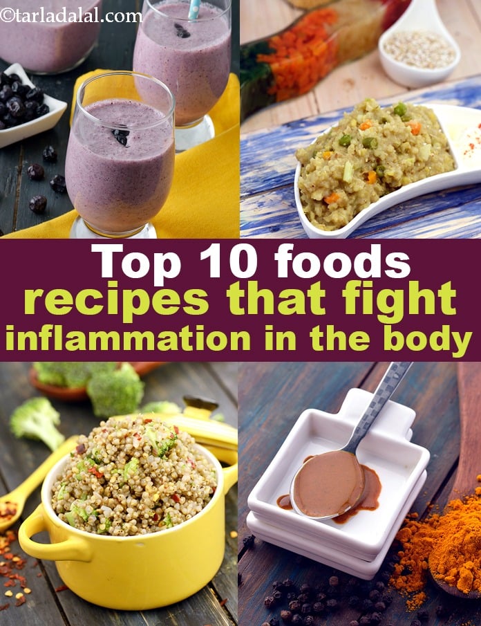 Top Foods and Recipes to fight Inflammation