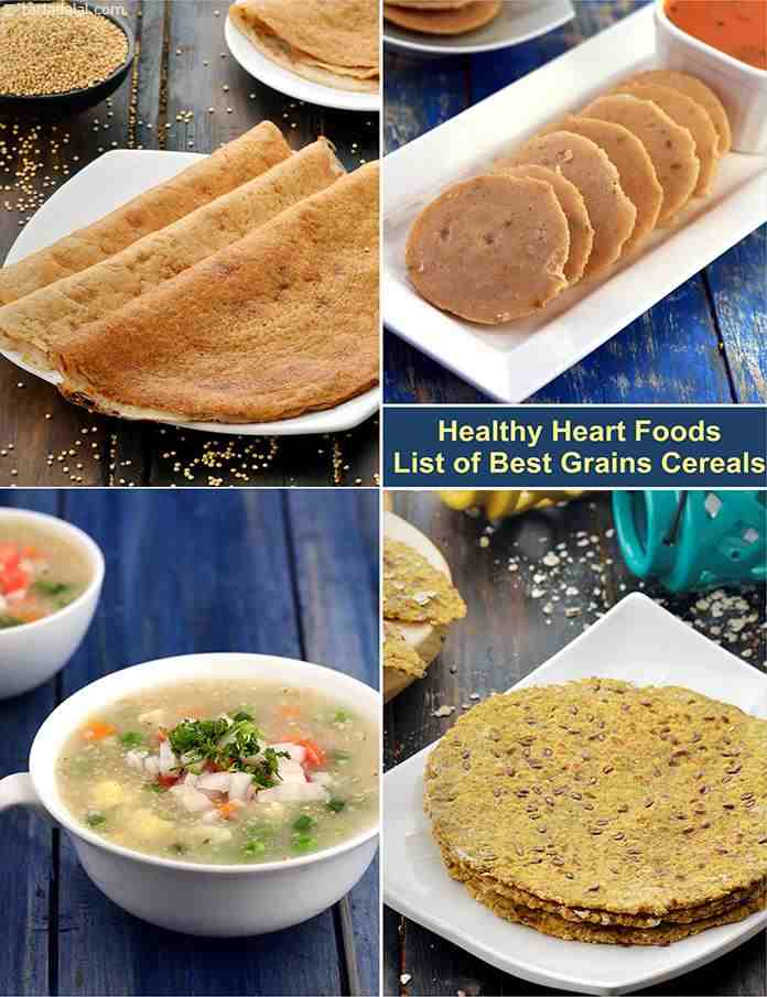 Healthy Heart Foods, list of best Grains Cereals