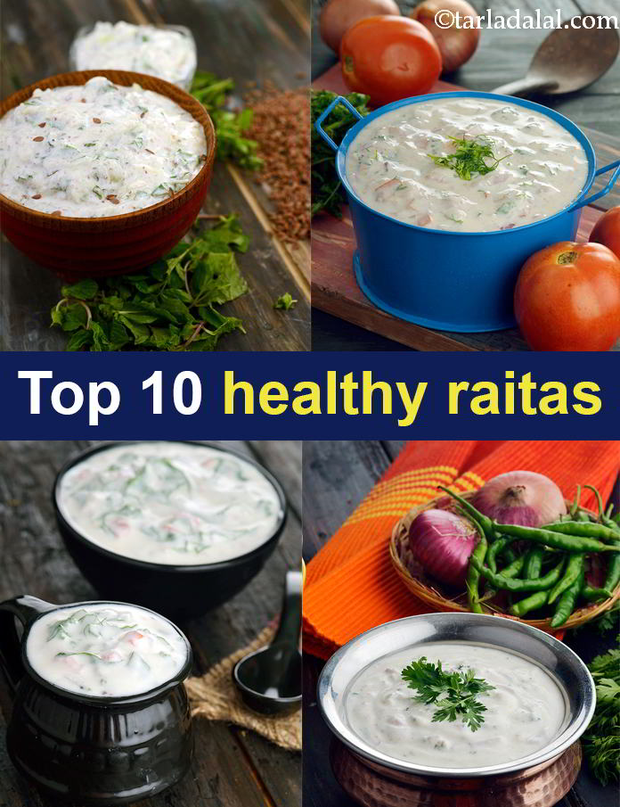 Top 10 Healthy Raitas, Indian Raitas