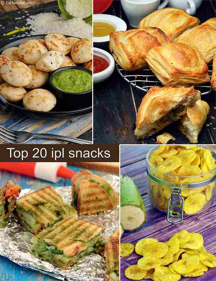 Top 20 IPL Indian Snacks, Cricket Match Mania Veg Snacks