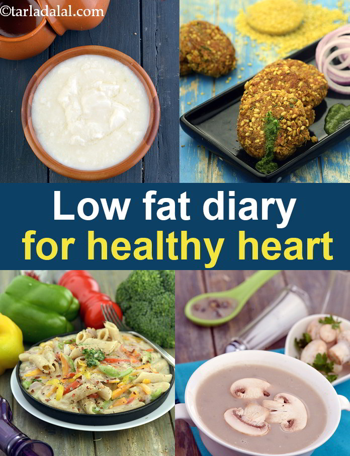 Low Fat Dairy Products for Healthy Heart