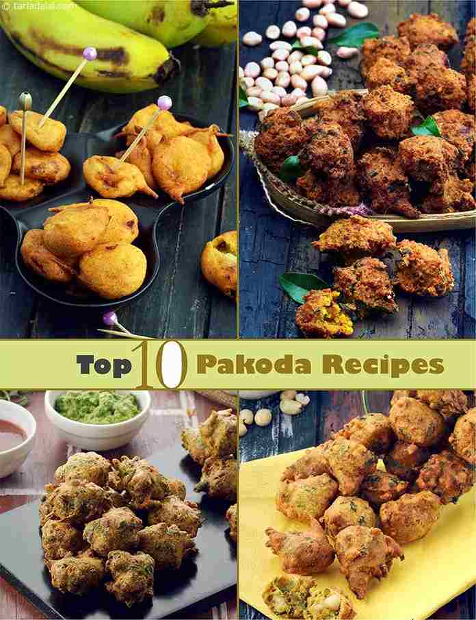 Top 10 Pakoda Recipes, Pakora Recipes