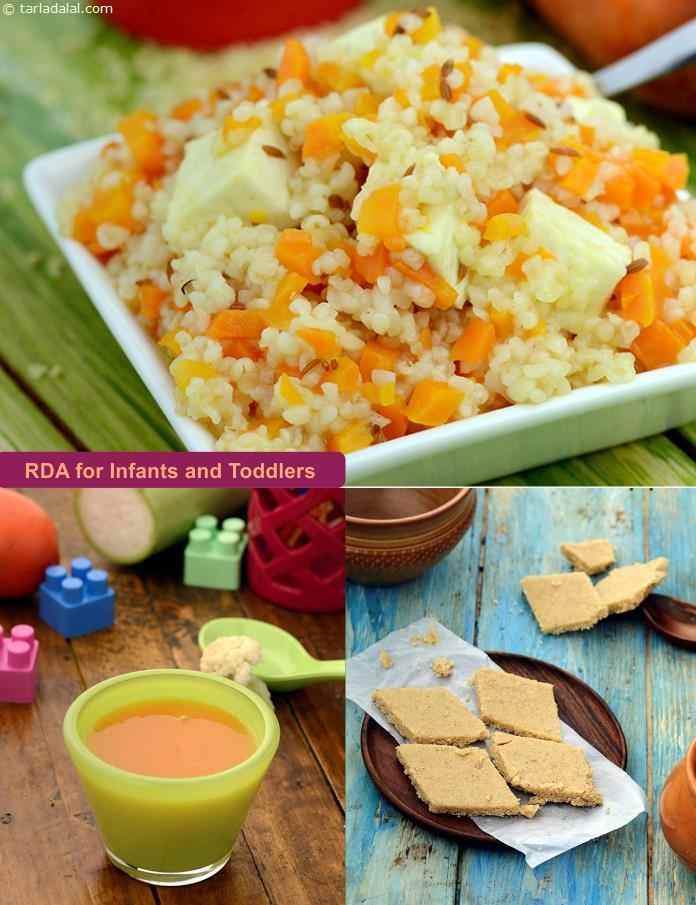 Recommended Daily Allowance for Infants and Toddlers