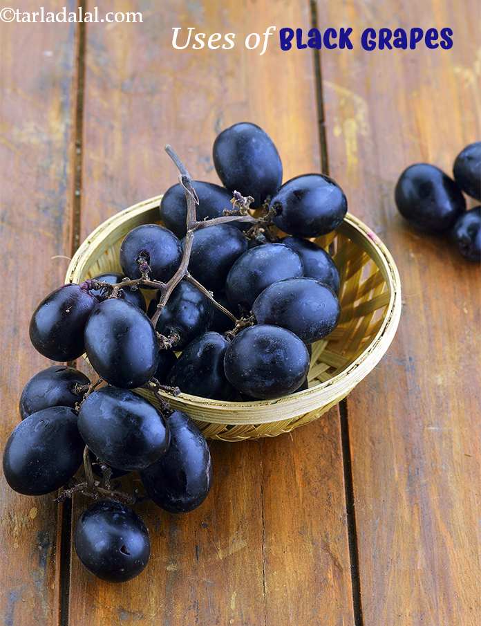 Uses of Black Grapes in Indian Cooking