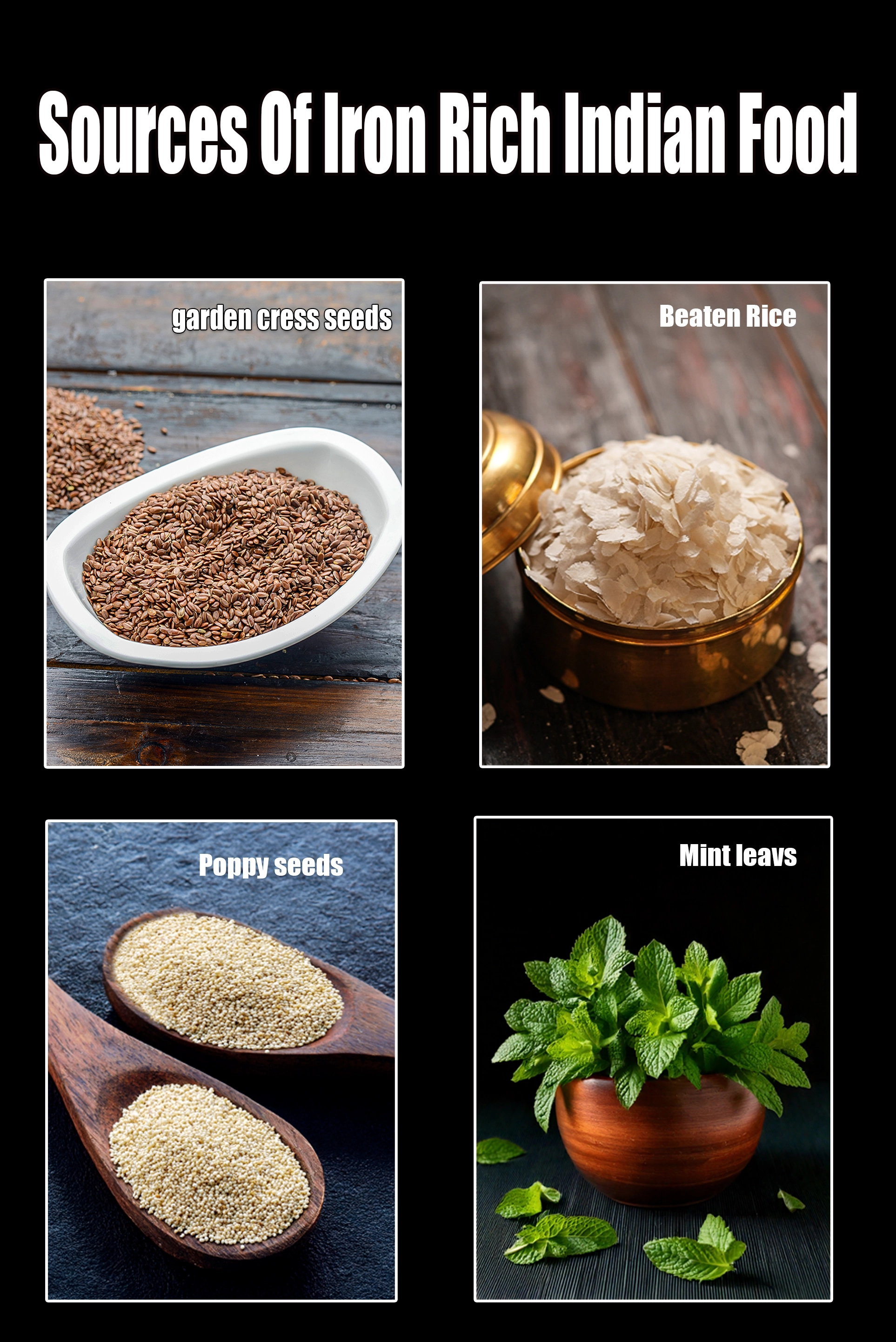 Sources of Iron Rich Indian Food