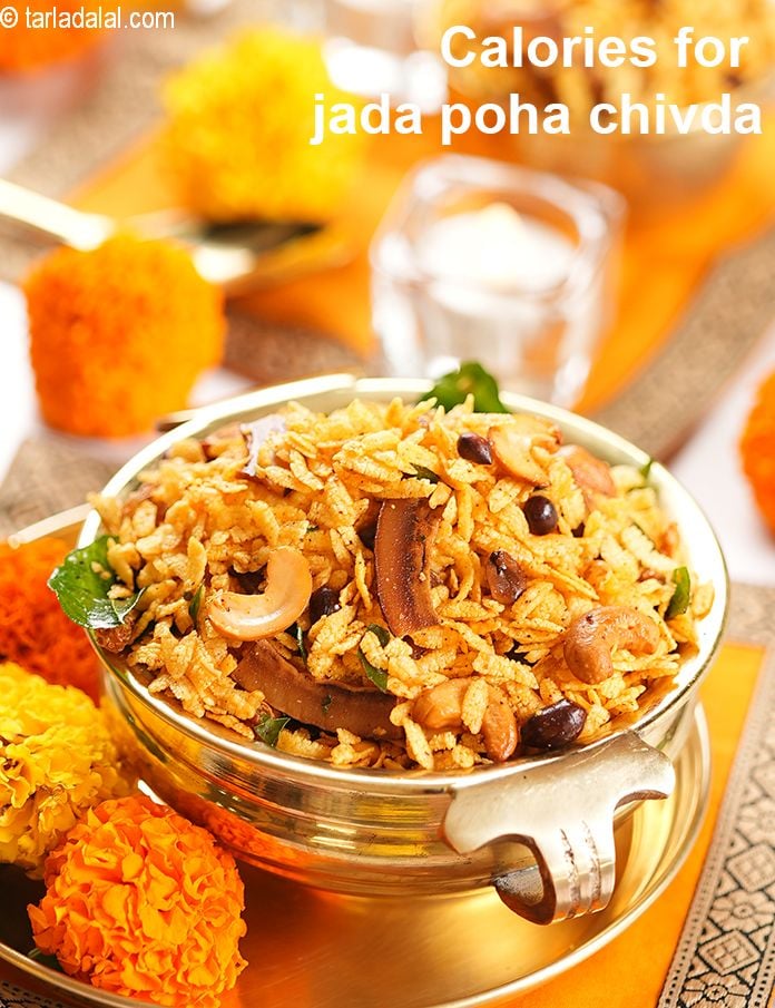 Calories in Jada Poha Chivda, Jar Snack