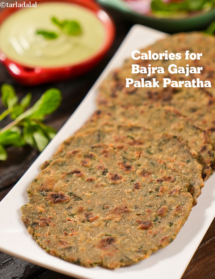 Bajra Gajar Palak Paratha, Gluten Free Recipe