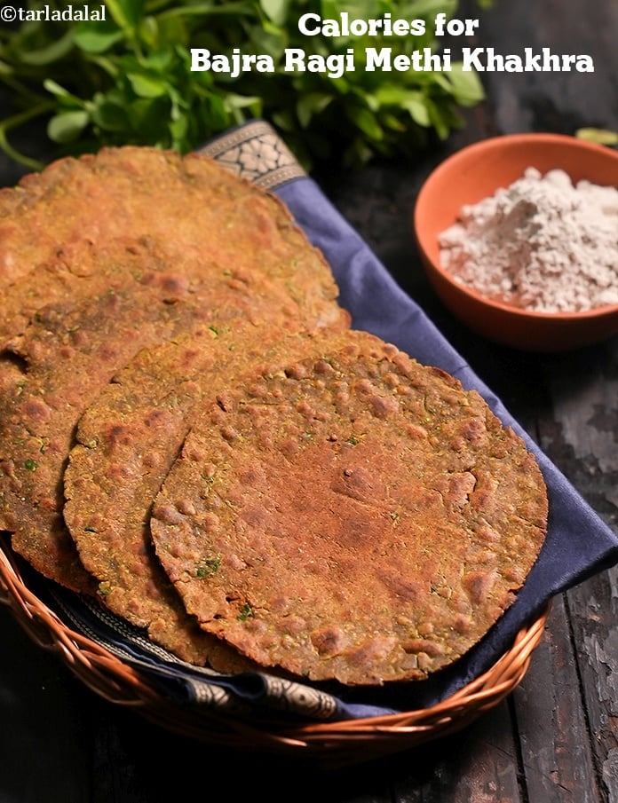 Calories in Bajra Ragi Methi Khakhra, Multi Flour Khakhra