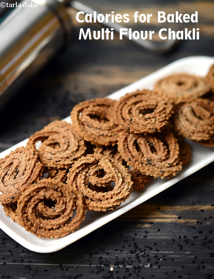 Baked Multi Flour Chakli, Non Fried Chakli