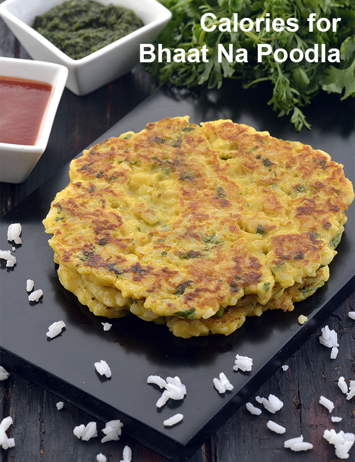 Calories in Bhaat Na Poodla ( Gujarati Recipe)