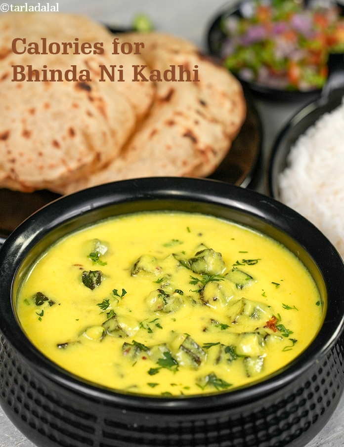 Calories in Bhinda Ni Kadhi, Gujarati Bhindi Kadhi
