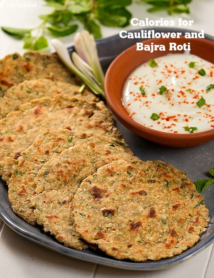 Cauliflower and Bajra Roti, Bajra Gobi Paratha