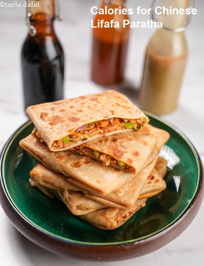 Calories in Chinese Stuffed Lifafa Parathas