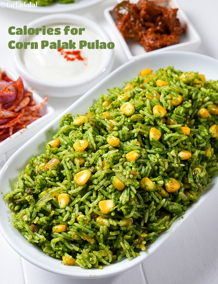 Calories in Corn Palak Pulao