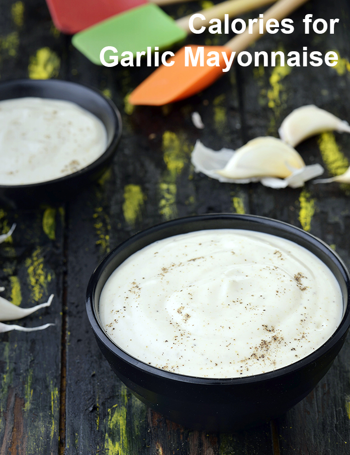 Garlic Mayonnaise, Eggless Garlic Mayonnaise