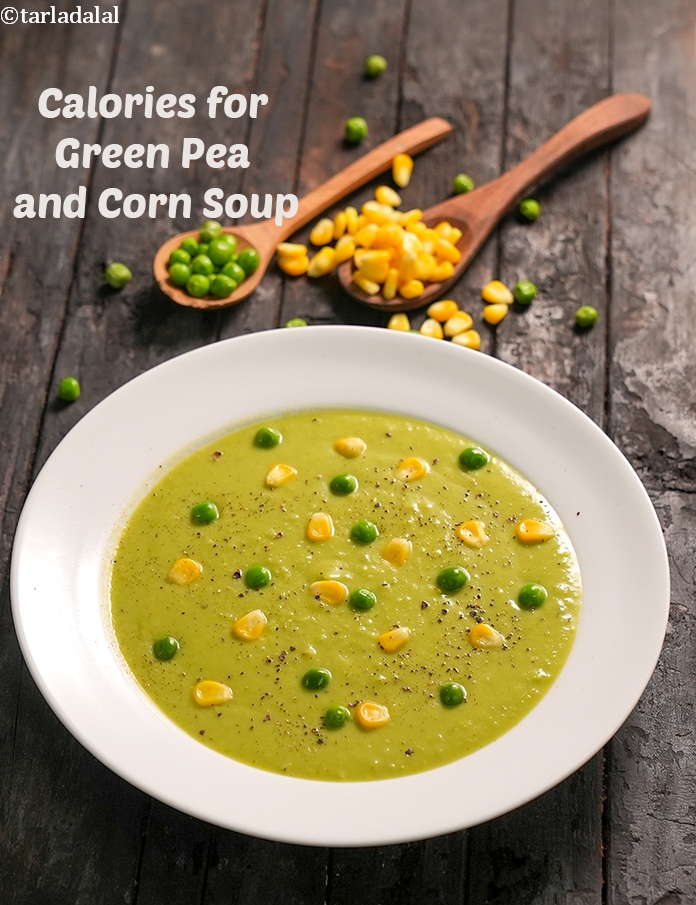 Calories in Green Pea and Corn Soup