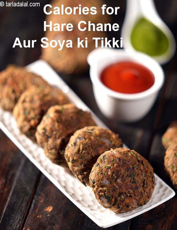 Hare Chane Aur Soya ki Tikki