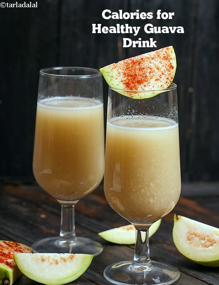 Calories in Healthy Guava Drink, for Athletes and Weight Loss