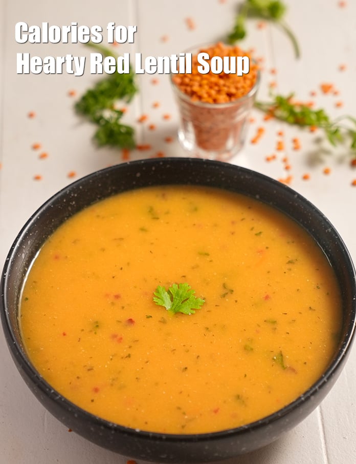 Hearty Red Lentil Soup, Healthy Masoor Dal Soup