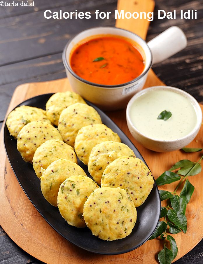 Calories in Moong Dal Idli