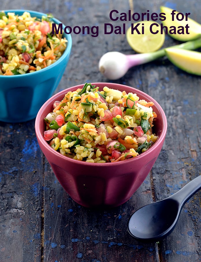 Calories in Moong Dal Ki Chaat (100 Calorie Snacks)