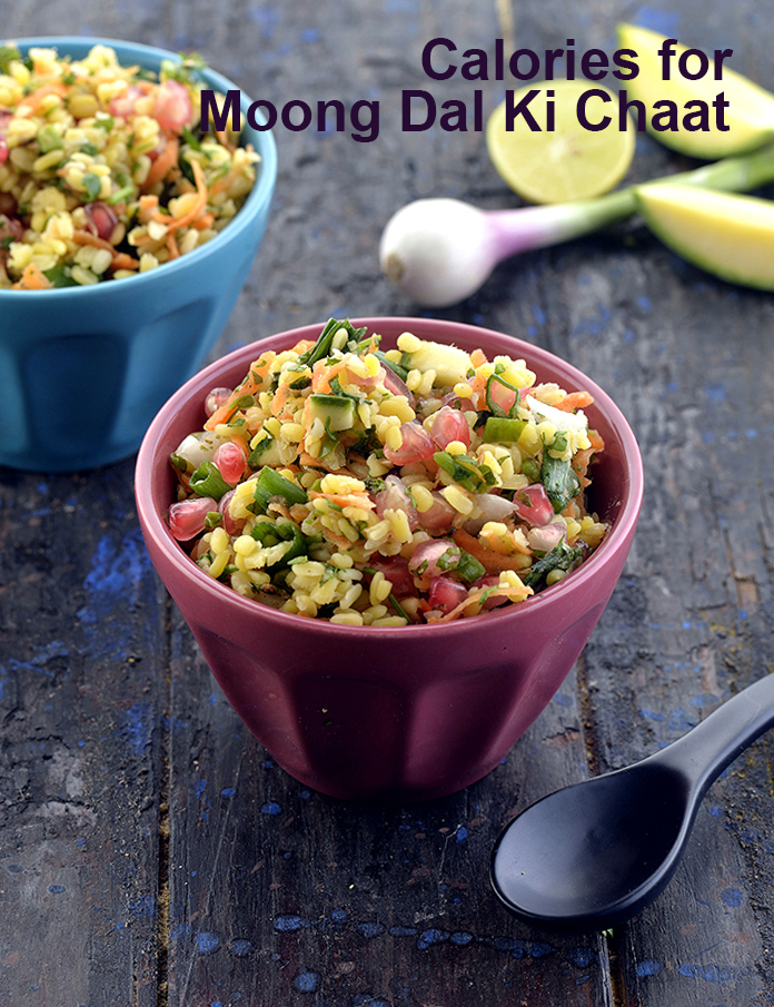 Moong Dal Ki Chaat (100 Calorie Snacks)