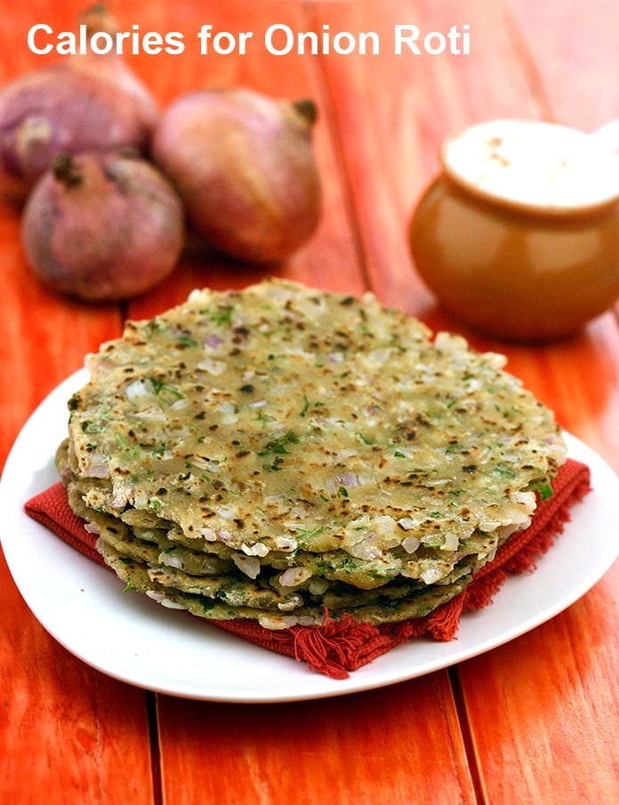Calories in Onion Roti