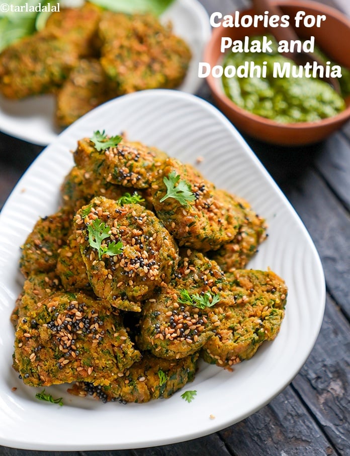 Calories in Palak and Doodhi Muthia