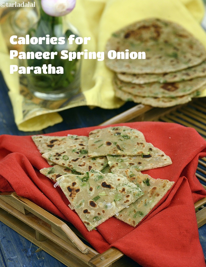 Paneer Spring Onion Paratha