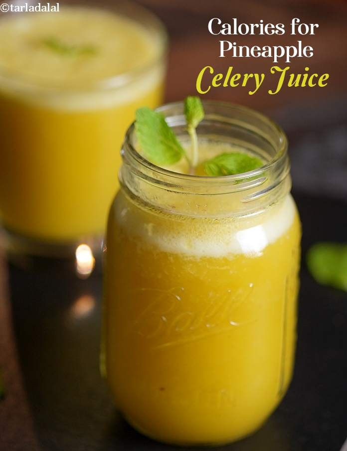 Pineapple Celery Juice, Vitamin B1 Rich Juice