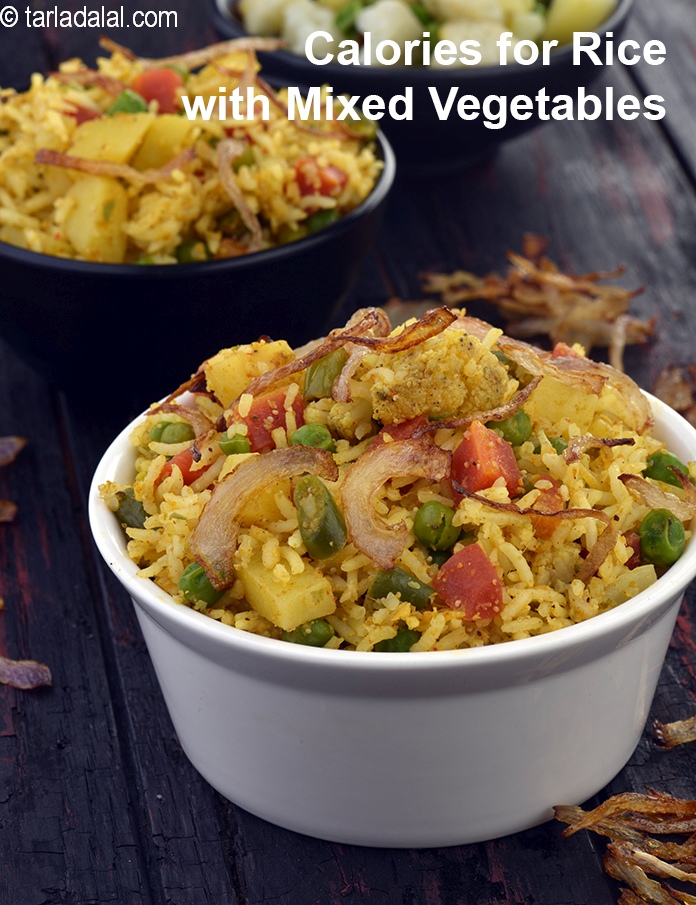 Rice with Mixed Vegetables, Indian