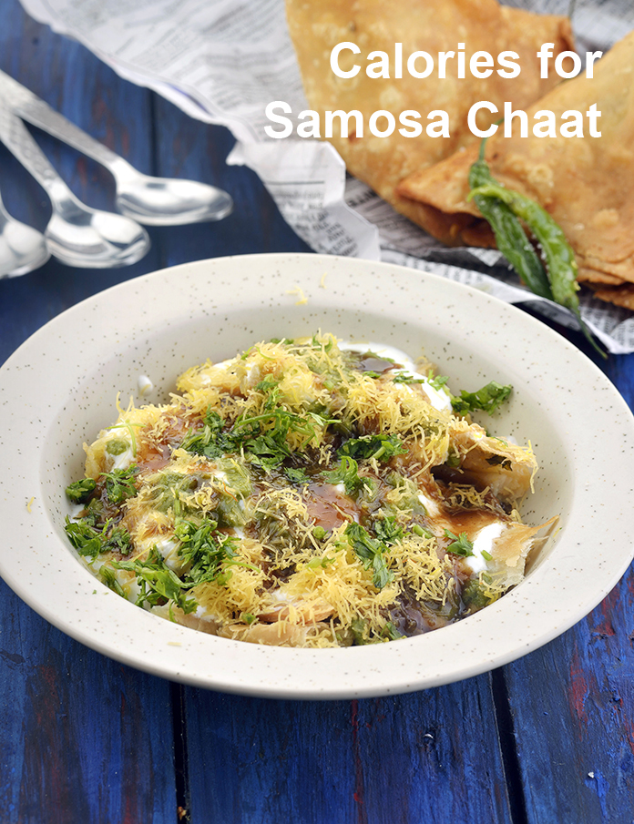 Calories in Samosa Chaat, Quick Samosa Chaat