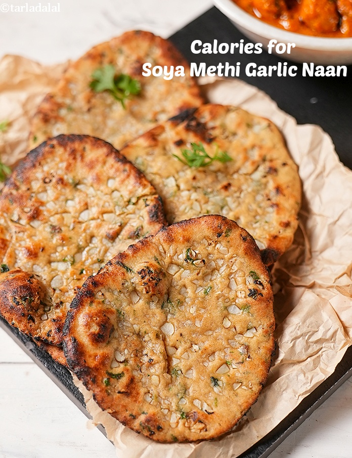 Soya Methi Garlic Naan