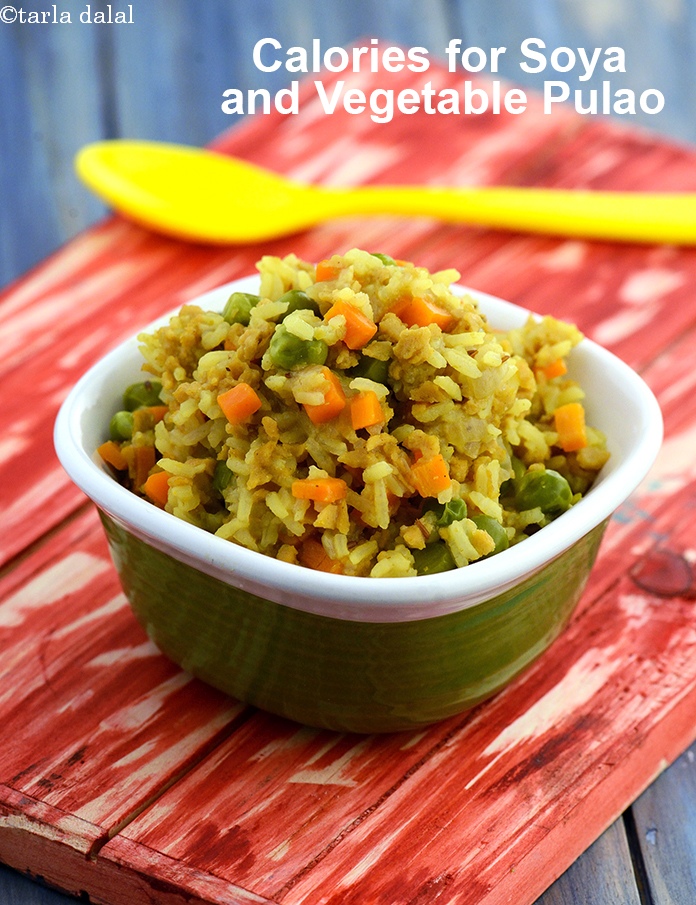 Calories in Soya and Vegetable Pulao