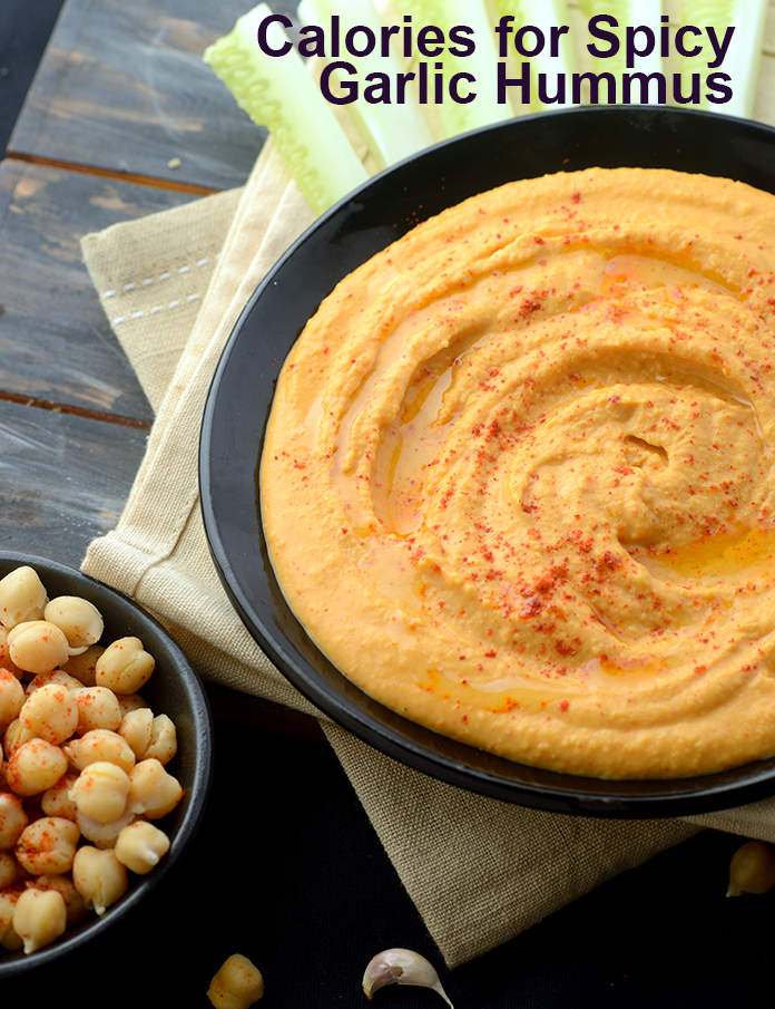 Calories in Spicy Garlic Hummus