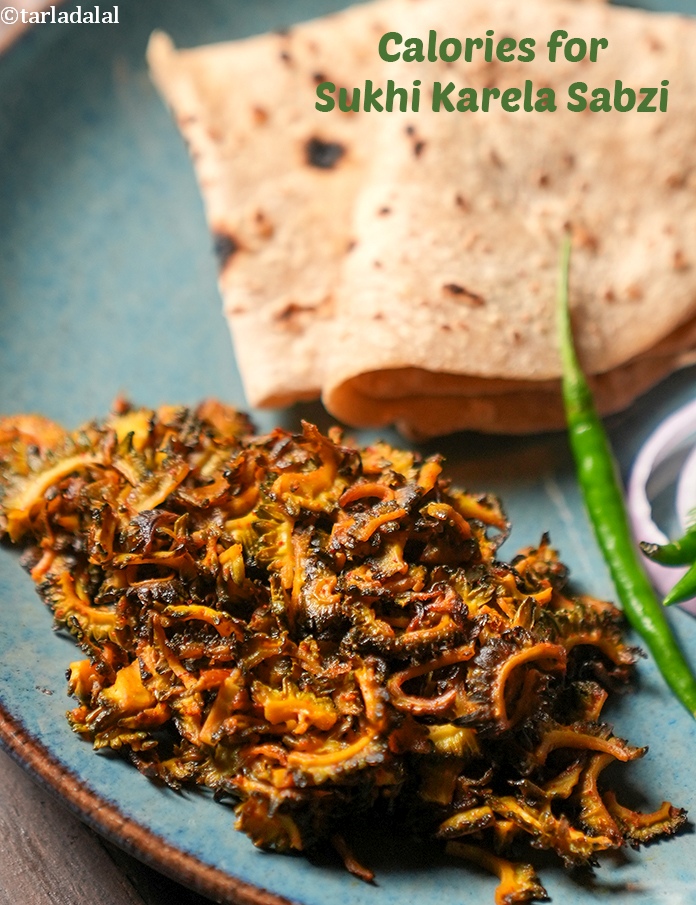 Sukhi Karela Sabzi, Bitter Gourd Sabzi
