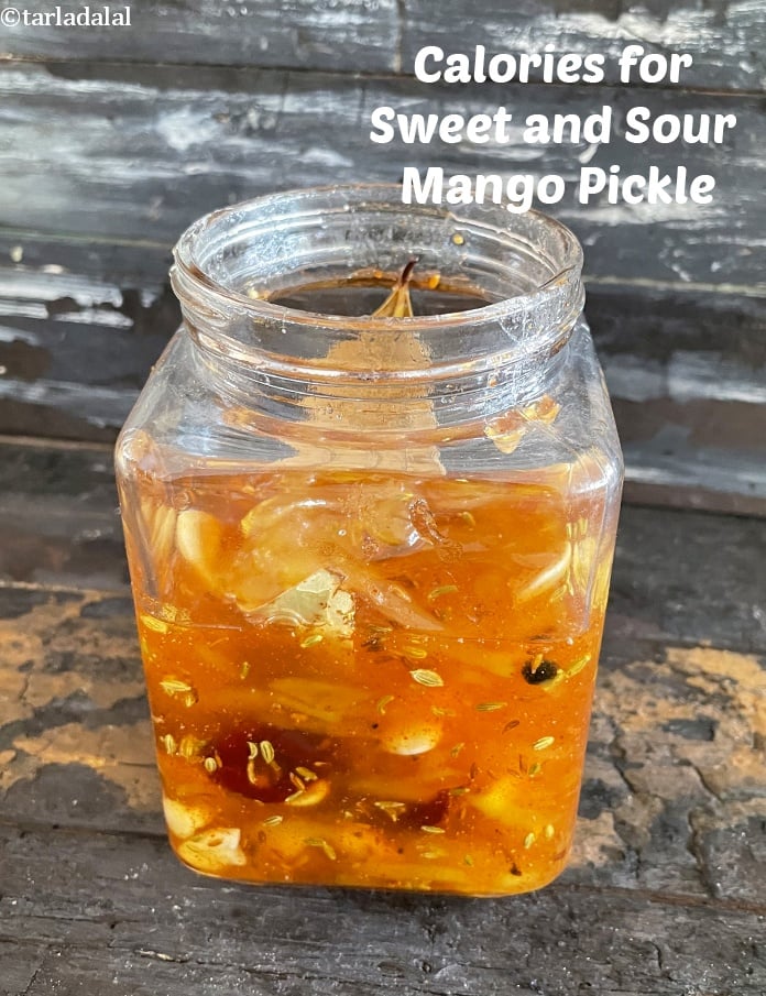 Calories in Sweet and Sour Mango Pickle, Aam ka Achar