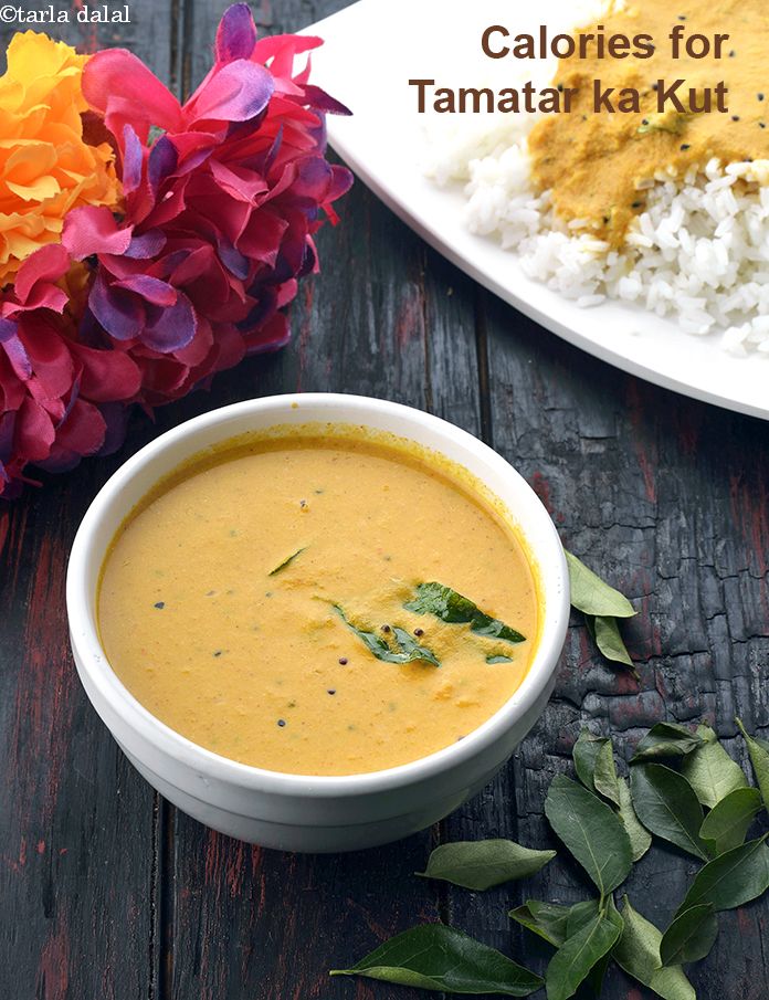 Calories in Tamatar ka Kut, Hyderabadi Tomato Curry Recipe