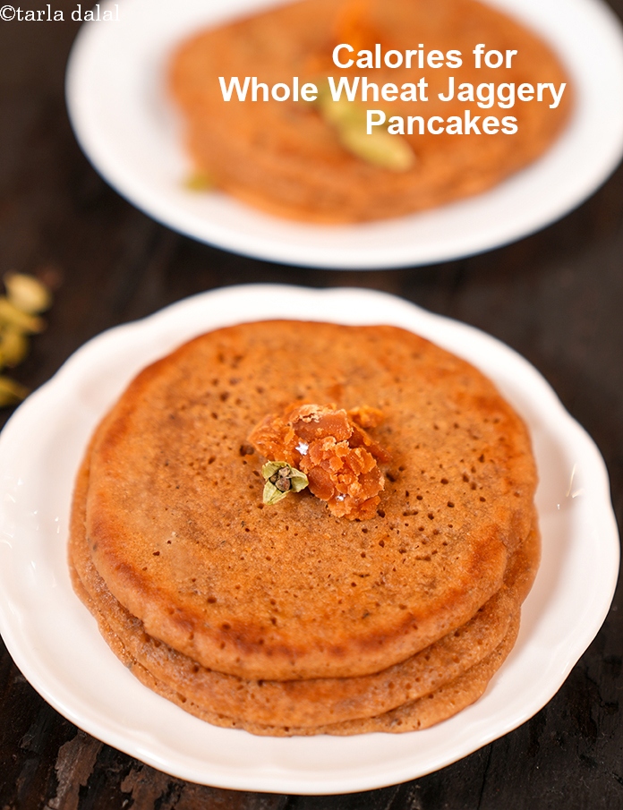 Calories in Whole Wheat Jaggery Pancakes