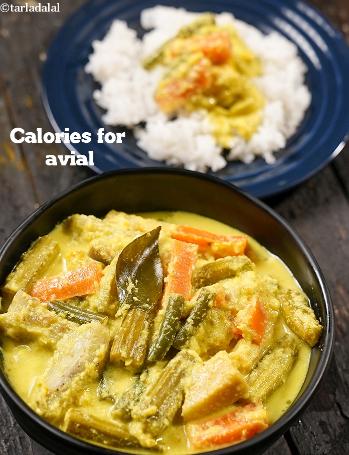 Calories in Avial Recipe, Kerala Aviyal Recipe