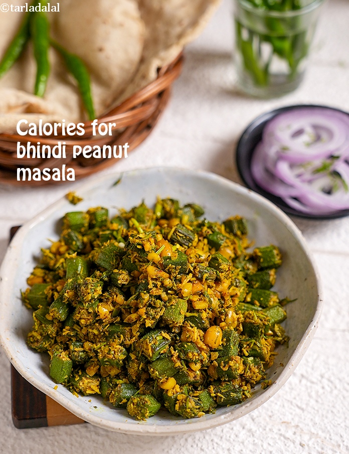 Bhindi in Peanut Masala