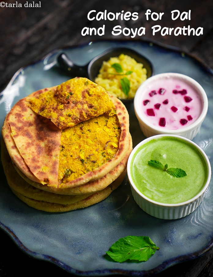 Dal and Soya Paratha